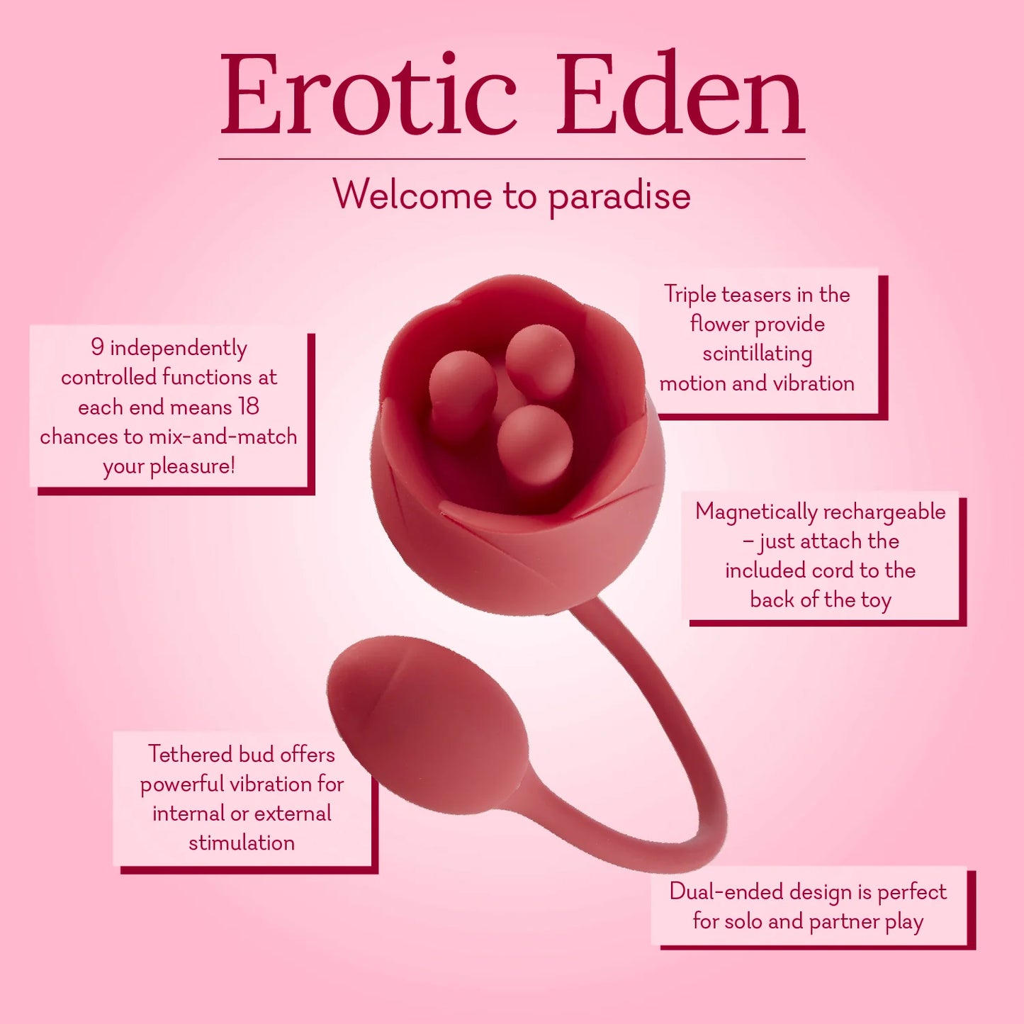 Erotic Eden Dual-Ended Vibrator